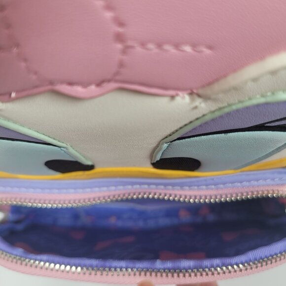 Loungefly Disney Daisy Duck Mini Backpack & Wallet Set NWT - Picture 8 of 12